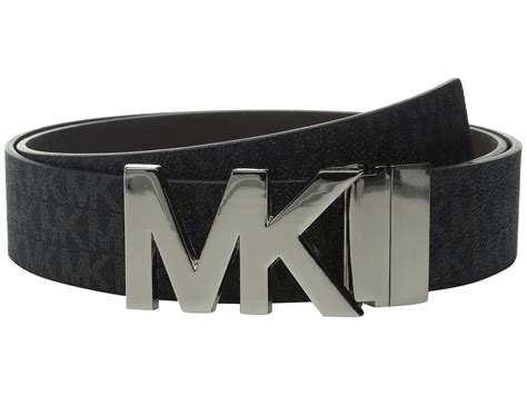 black michael kors belt men|michael kors belt buckle.